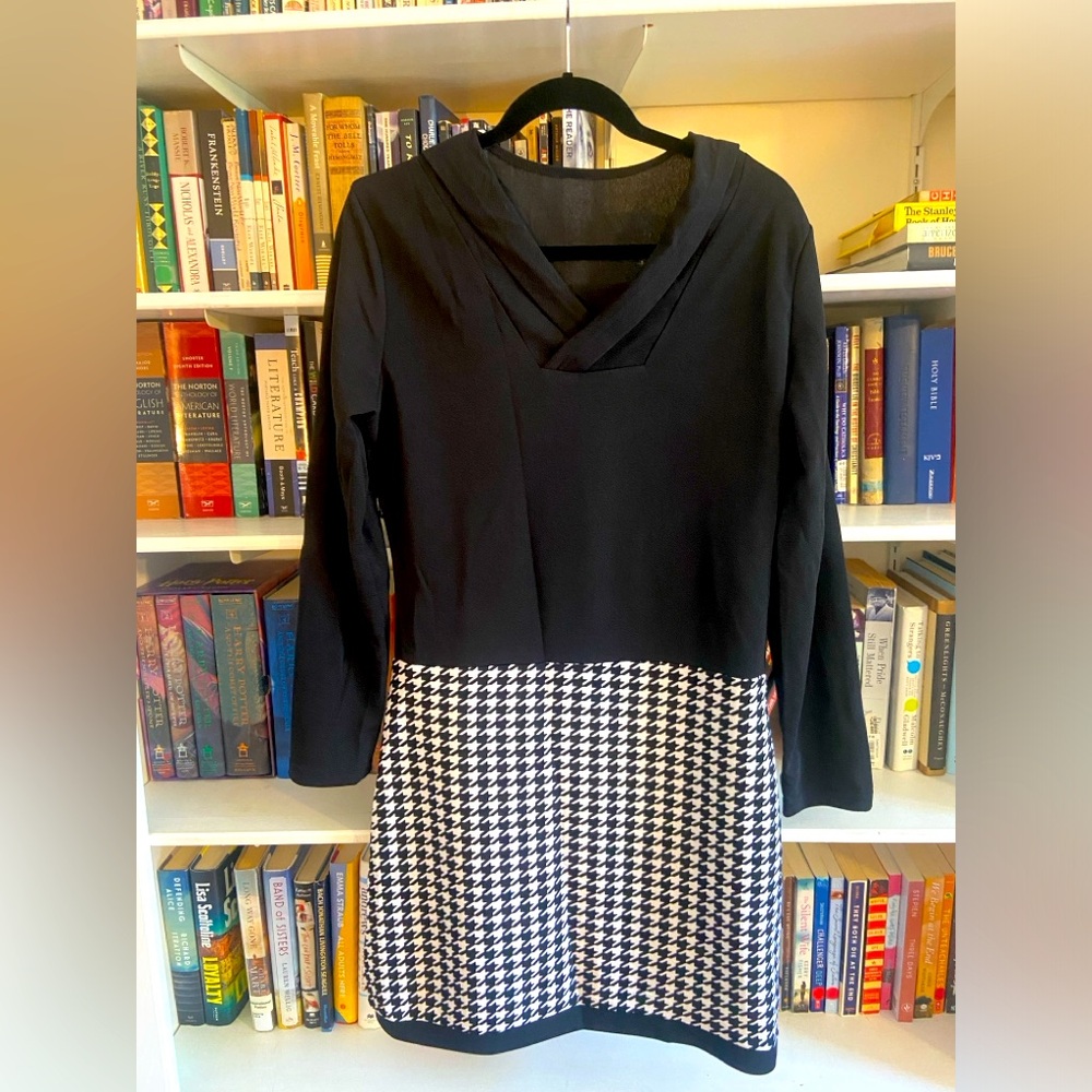 Black and white two piece look dress Size Large